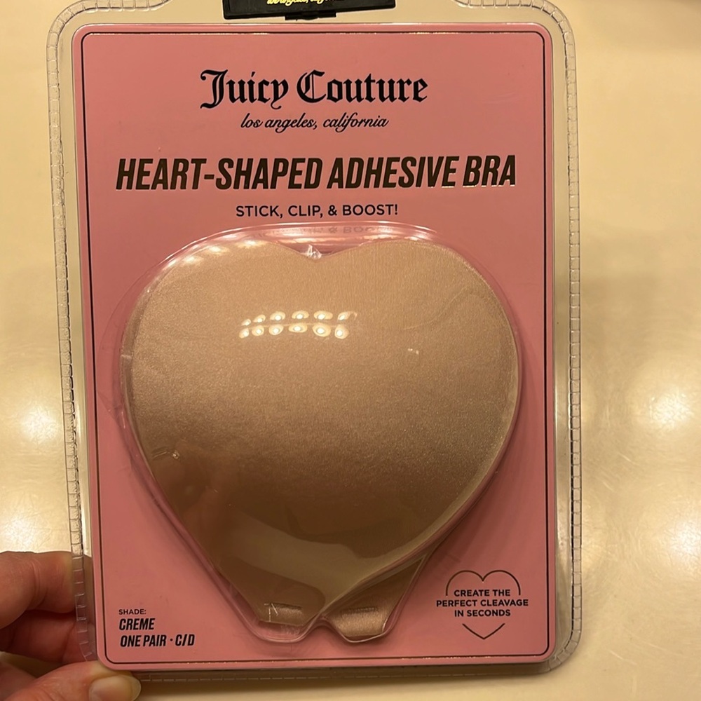 Juicy Couture Heart-shaped adhesive bra